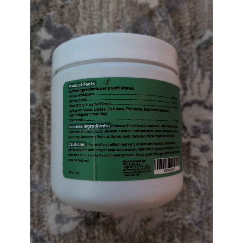 PAWFECTCHEW Coprophagia Deterrent for Dogs & Breath Aid Support